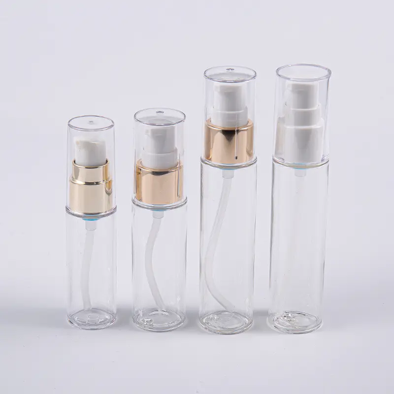 การเดินทางใช้ขวดโลชั่น PETG Slim 20ml 30ml 40ml พร้อมปั๊ม