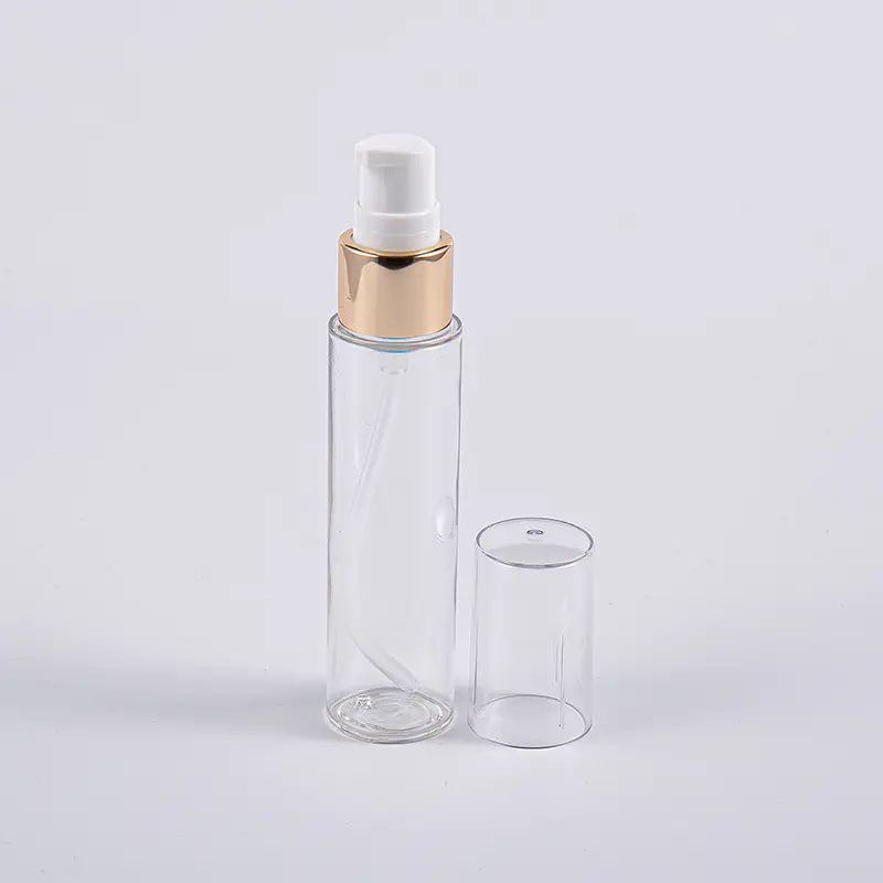การเดินทางใช้ขวดโลชั่น PETG Slim 20ml 30ml 40ml พร้อมปั๊ม