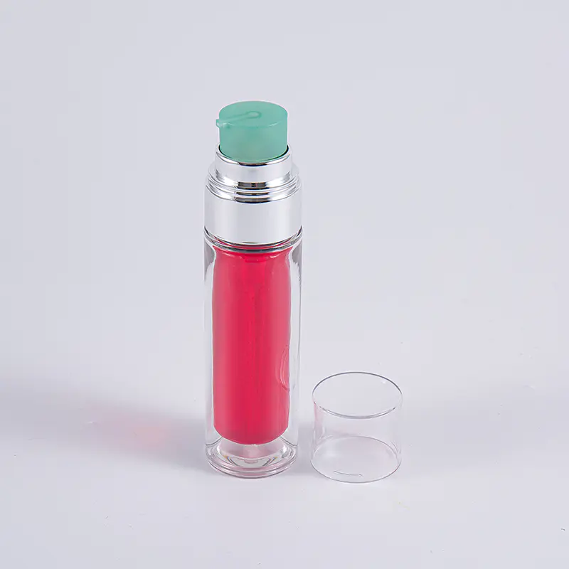 ขวด PETG ใสพร้อมถุงด้านในคอมโพสิตหลายชั้น 30ml ขวดสูญญากาศ 50ml พร้อมปั๊ม ขวด PETG ใสพร้อมถุงด้านในคอมโพสิตหลายชั้น 30ml ขวดสูญญากาศ 50ml พร้อมปั๊ม