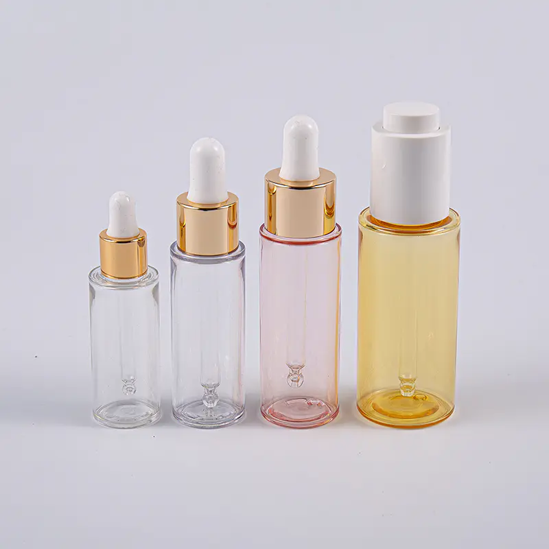 Travelling use 10ml 20ml 30ml 50ml slim PETG Lotion Bottle With Pump