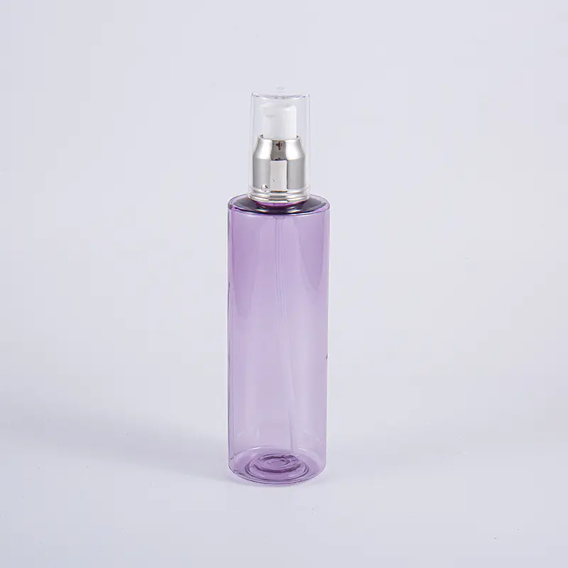 ขวดโทนเนอร์บำรุงผิวหน้า PET ทรงกลม 200 มล